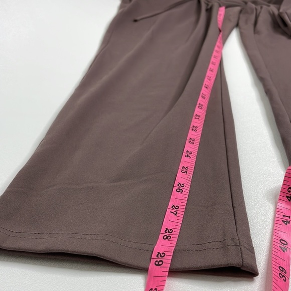 Joie Mauve Drawstring Waistband Ankle Slit Casual Pants Medium - Picture 9 of 13